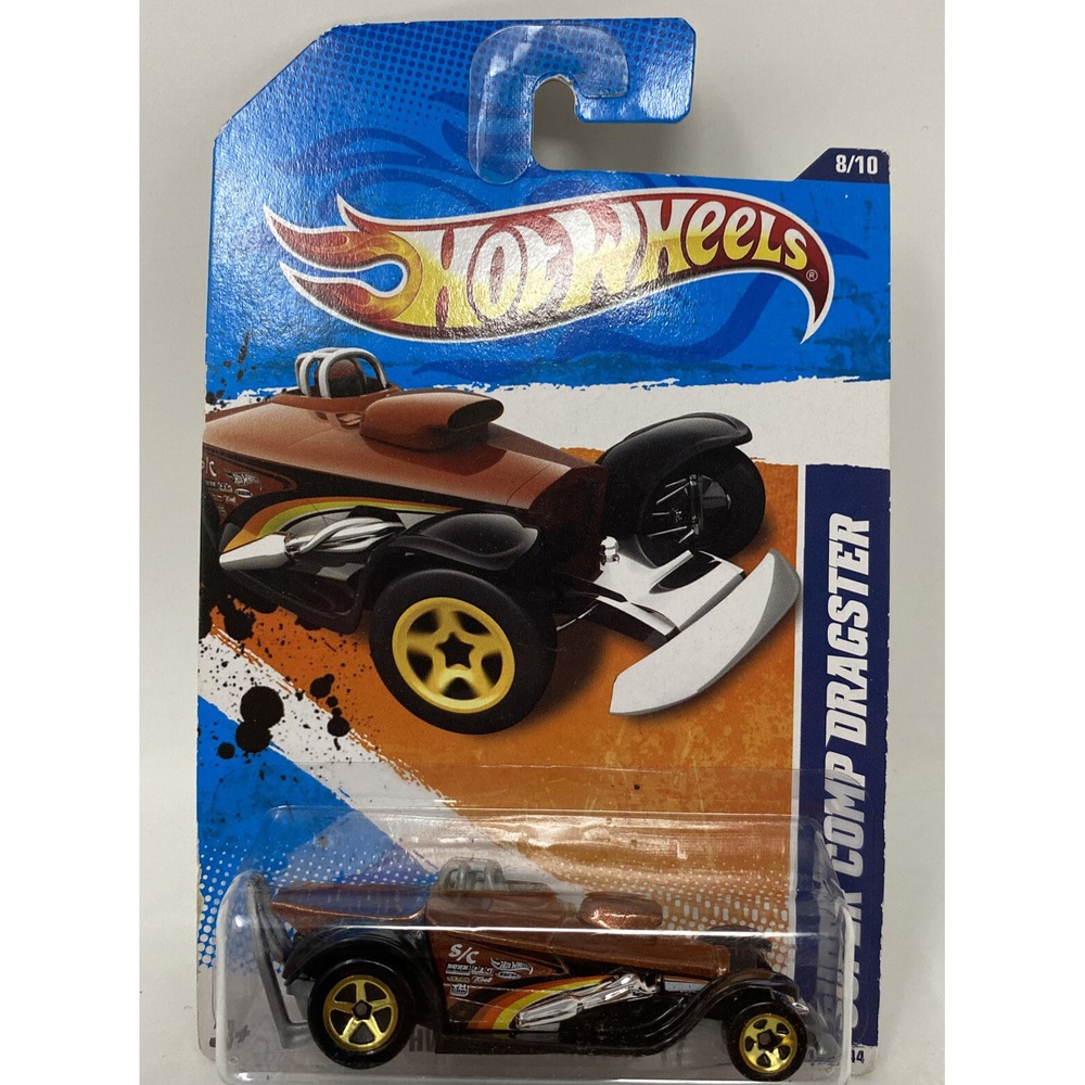 Mattel Hot Wheels Super Comp Dragster HW Drag Racers '11 128/244–8/10-!!